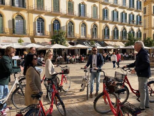 Fietstour Málaga Plaza de la Merced